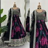 RTC 5772 Faux Gorgette With Digital Printed Gown With Dupatta Wholesale In India